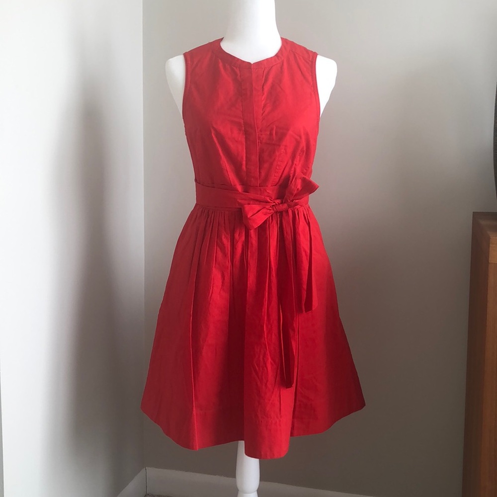 Anthropologie Maeve Red Dress Size 4